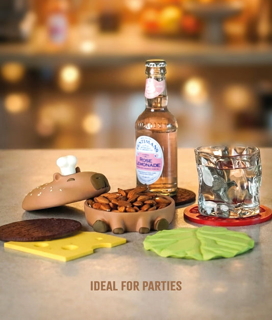 Capy-Burger Coaster Set