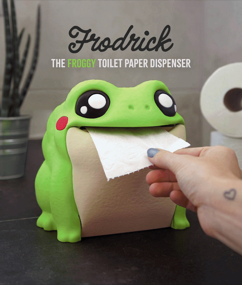 Froderick the Toilet Paper Dispenser