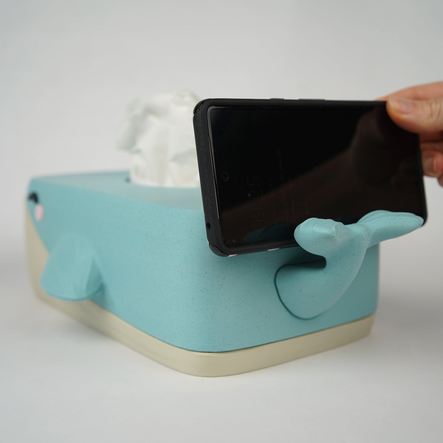 Bubbles the Whale Tissue Box