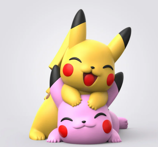 Valentinstag Duo Pikachu Schlüsselanhänger