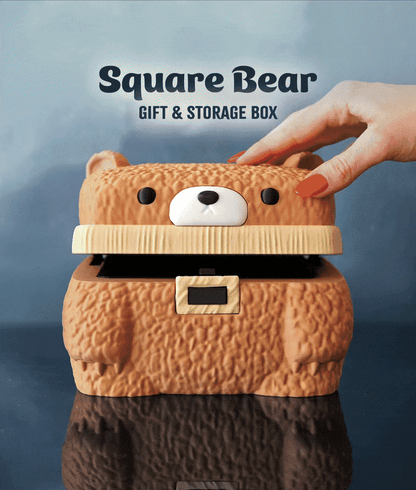 Square Bear Gift Box
