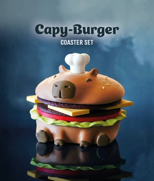 Capy-Burger Coaster Set