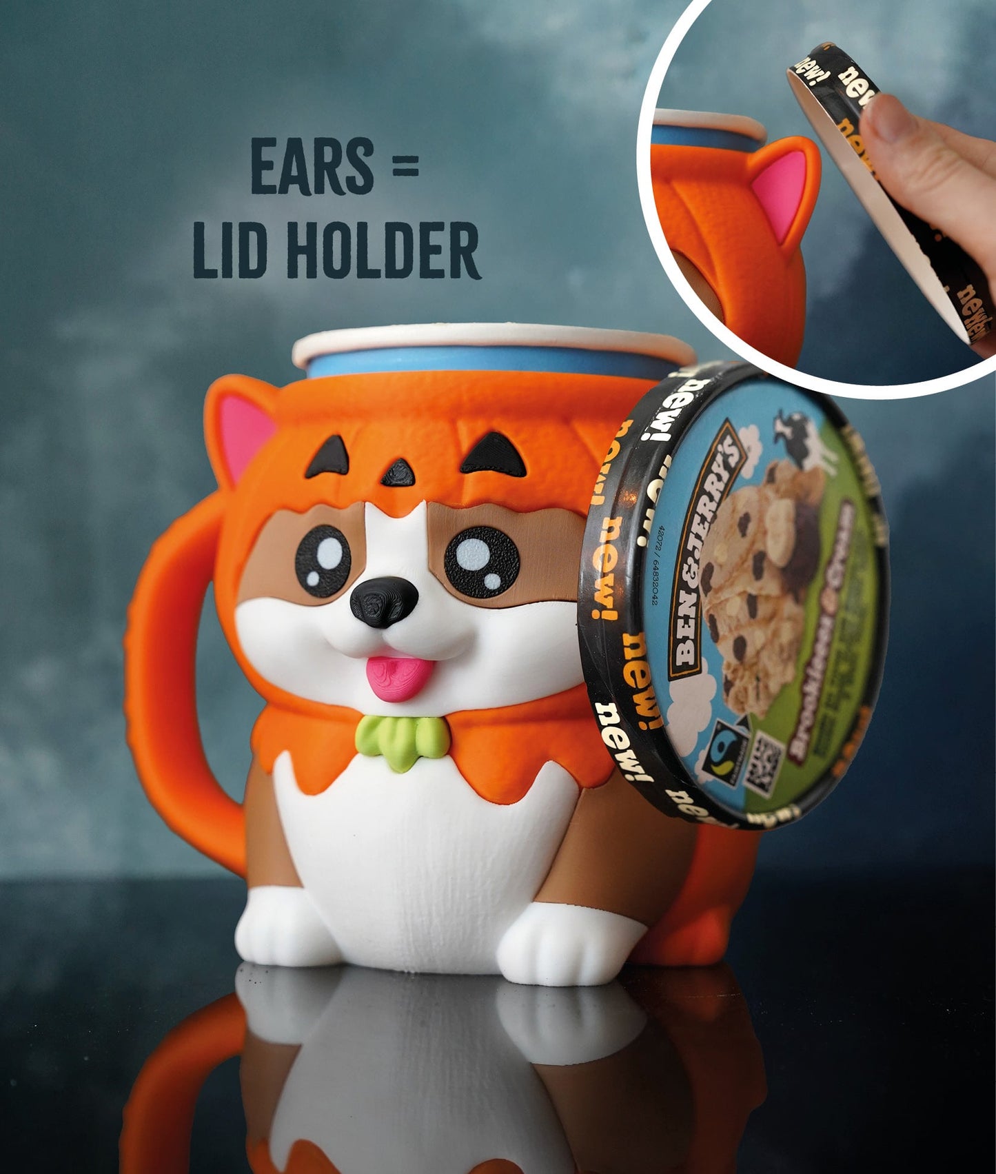 Kevin the Corgi Ice Pint Holder