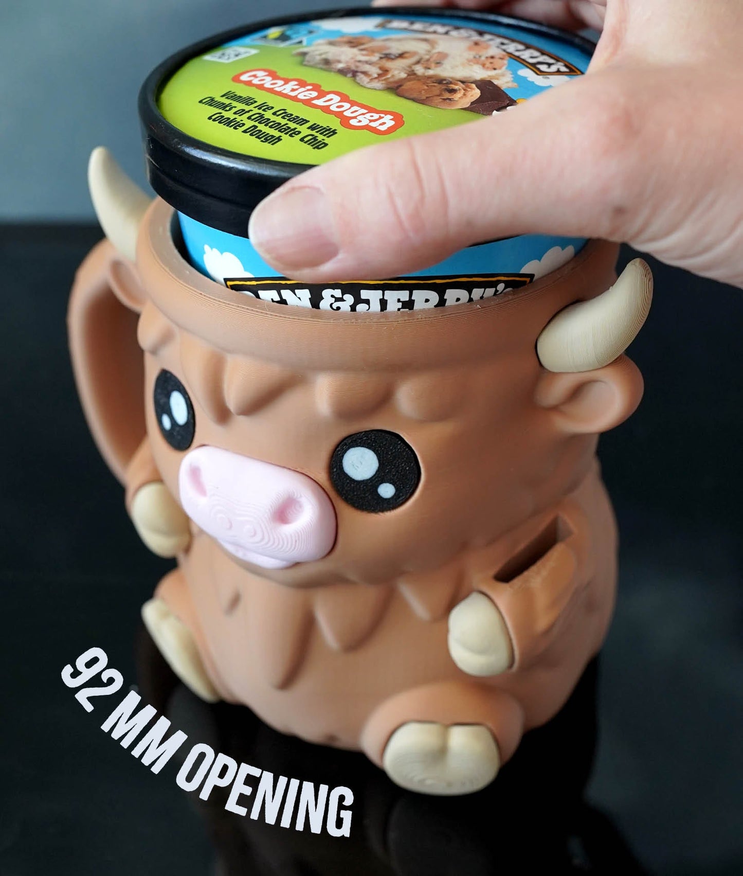 Ferdinand the Highland Cow Ice Pint Holder