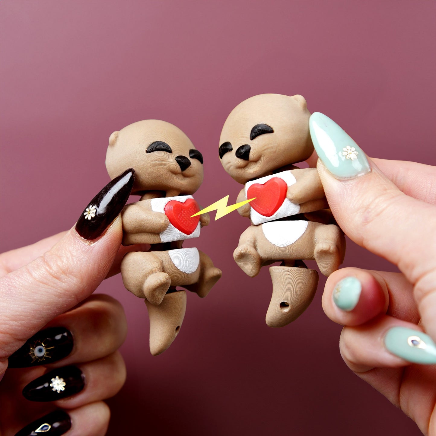 Valentine's Baby Flexi Otter