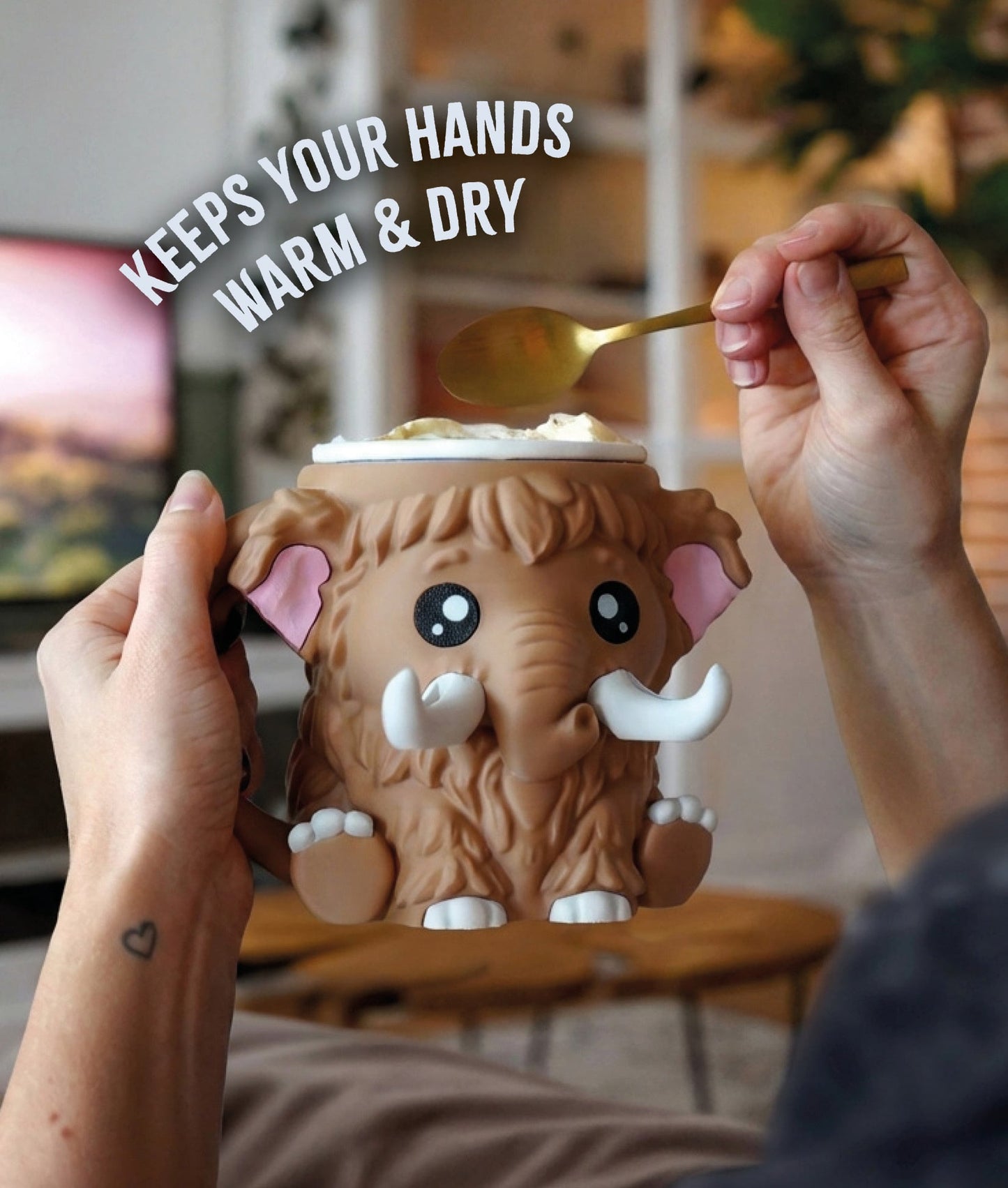 Mammuel the Mammoth Ice Pint Holder