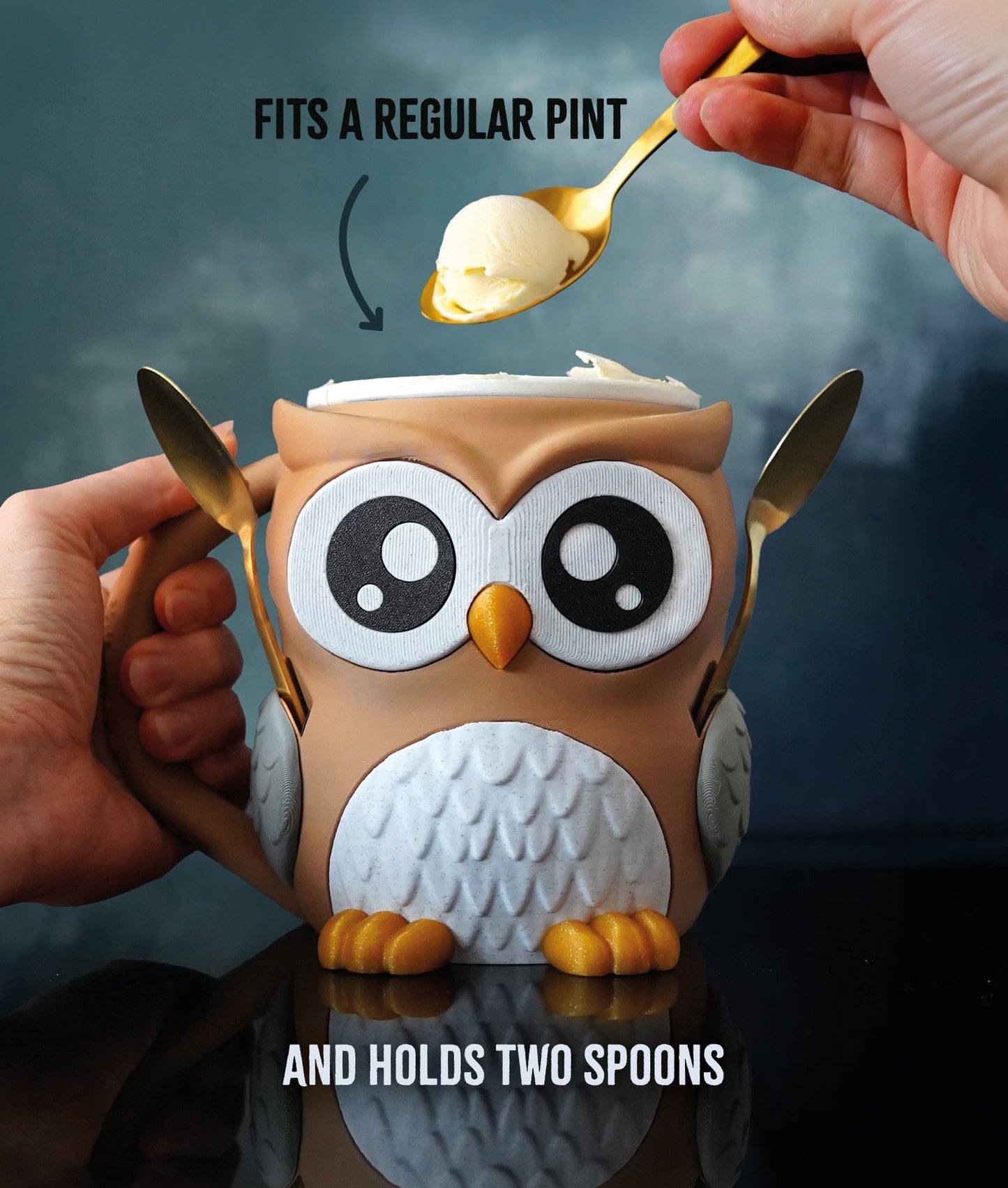 Owlfonso the Owl Ice Pint Holder