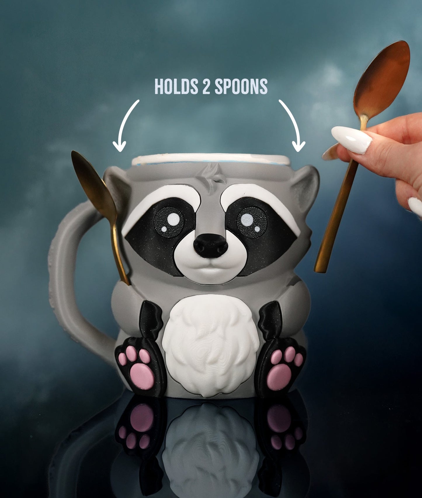 Rocky the Raccoon Ice Pint Holder