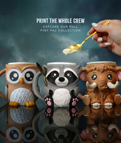 Rocky the Raccoon Ice Pint Holder