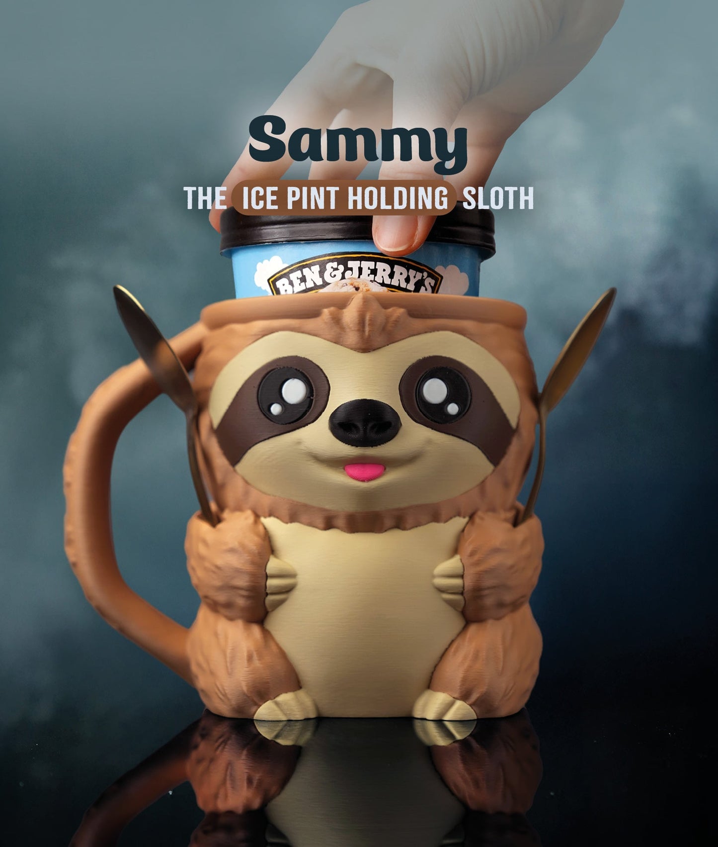 Sammy the Sloth Ice Pint Holder