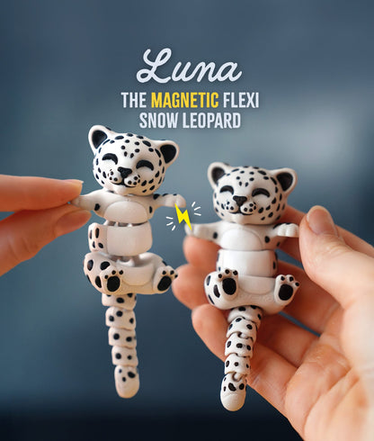 Luna the Flexi Snow Leopard