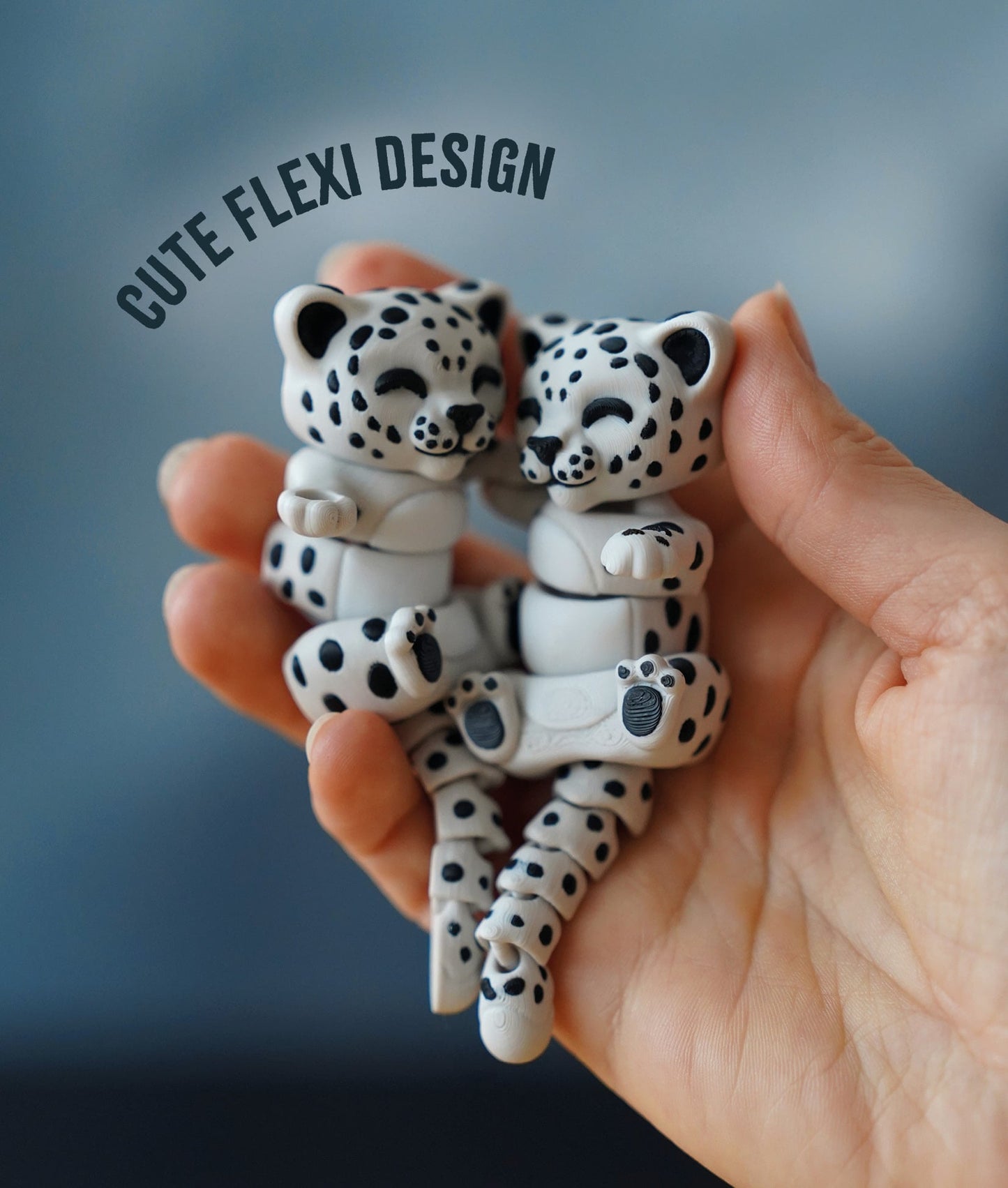 Luna the Flexi Snow Leopard