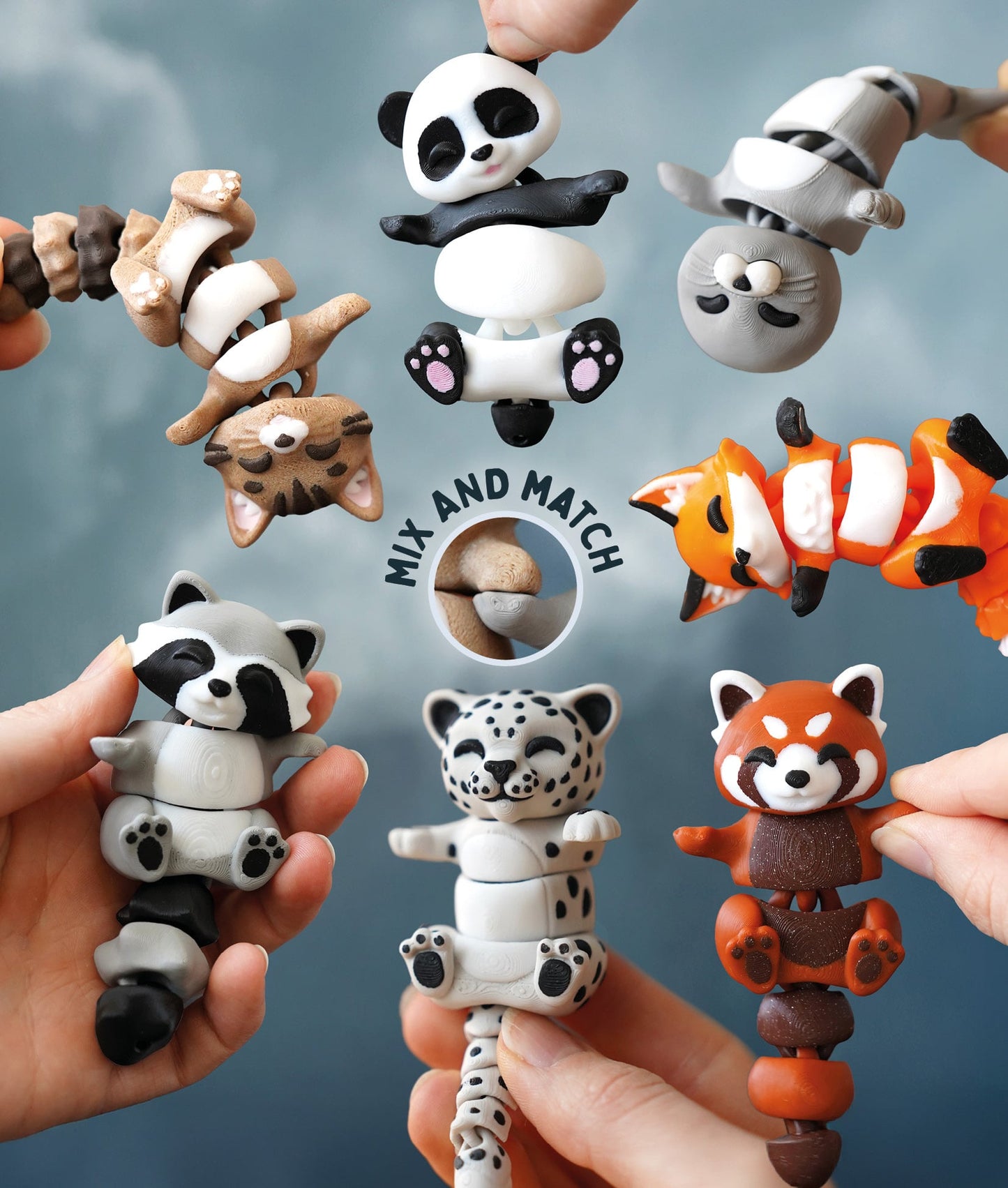 Luna the Flexi Snow Leopard