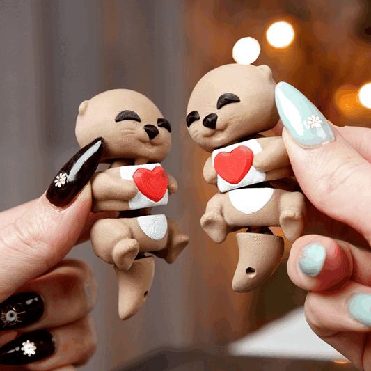 Valentine's Baby Flexi Otter