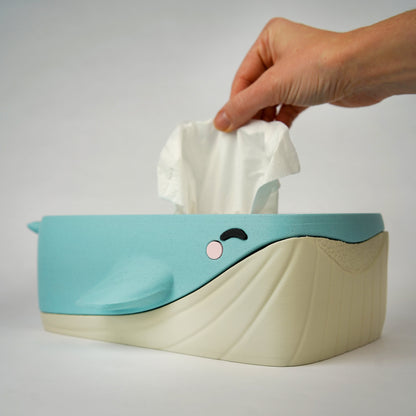 Bubbles the Whale Tissue Box