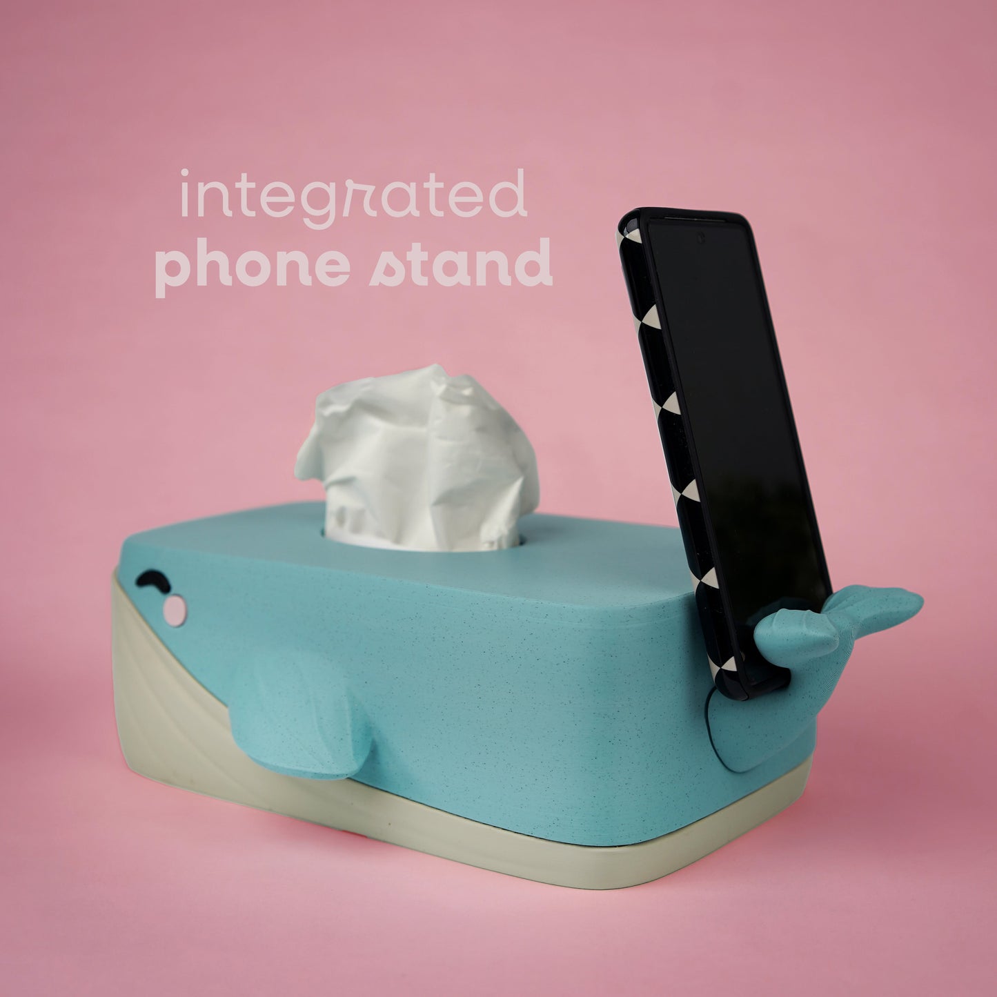 Bubbles the Whale Tissue Box